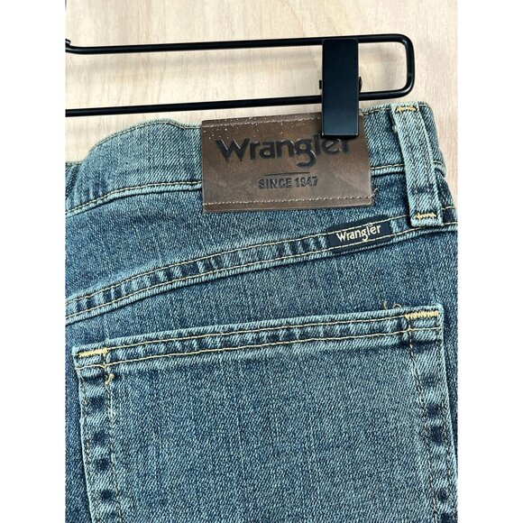 Wrangler Mens Jeans Relaxed Fit 32x34 Blue Denim - Picture 9 of 9